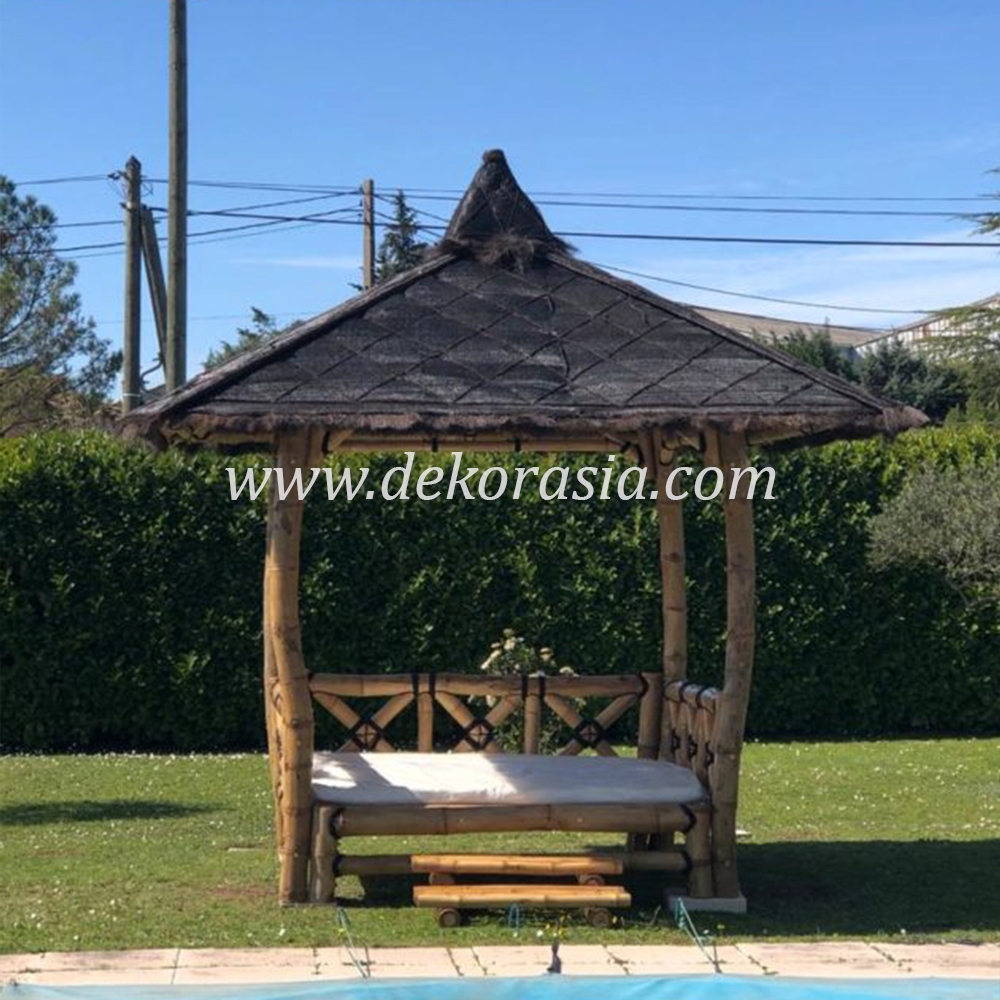 Bamboo Gazebo for Home Garden, Bamboo Gazebo Outdoor