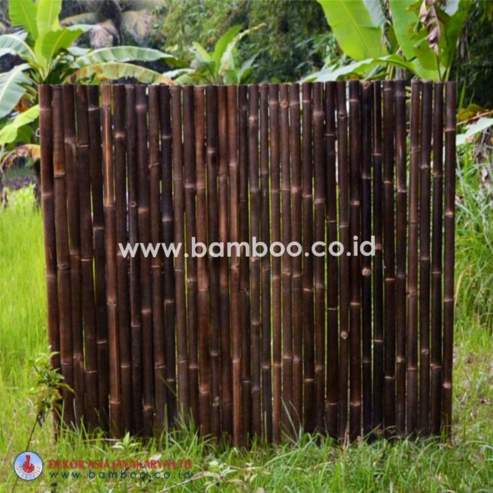 Black Bamboo Full Raft Panel - Bamboo Panels, Bamboo Screen, Bamboo Screens